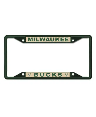 Wincraft Milwaukee Bucks Chrome Color License Plate Frame