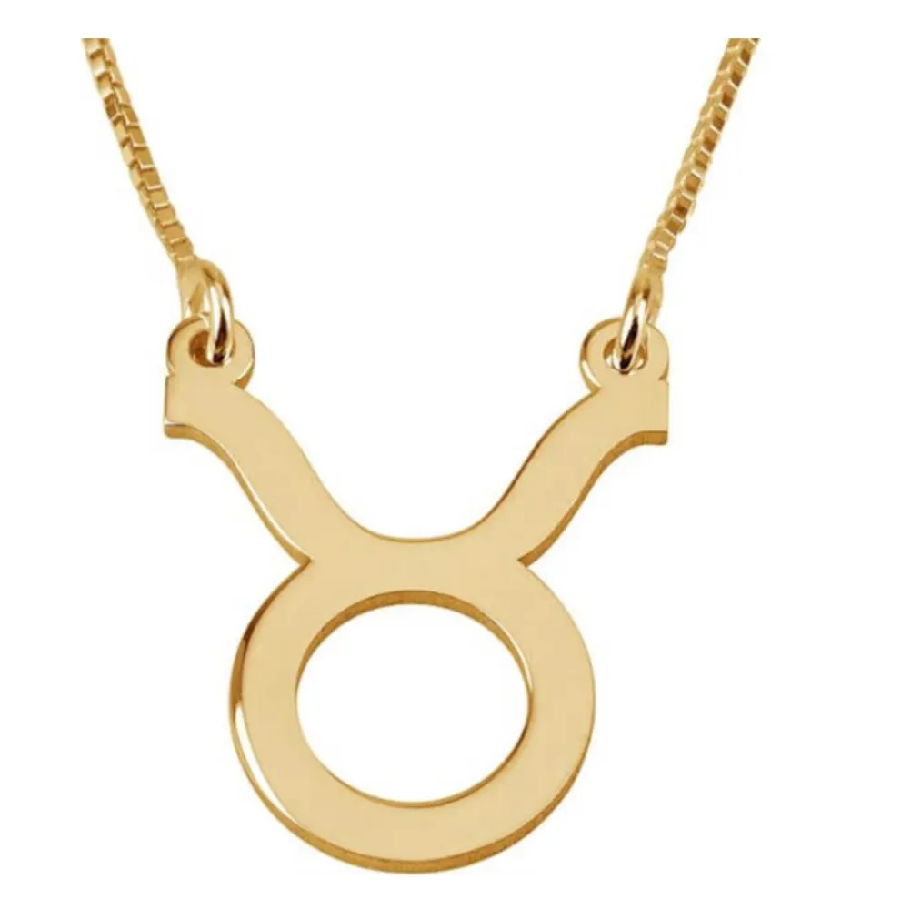 Zodiac Pendant - Taurus | Takayas Custom Jewelry