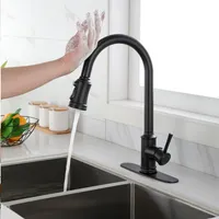 Simplie Fun Touch Kitchen Faucet With Pull Down Sprayer