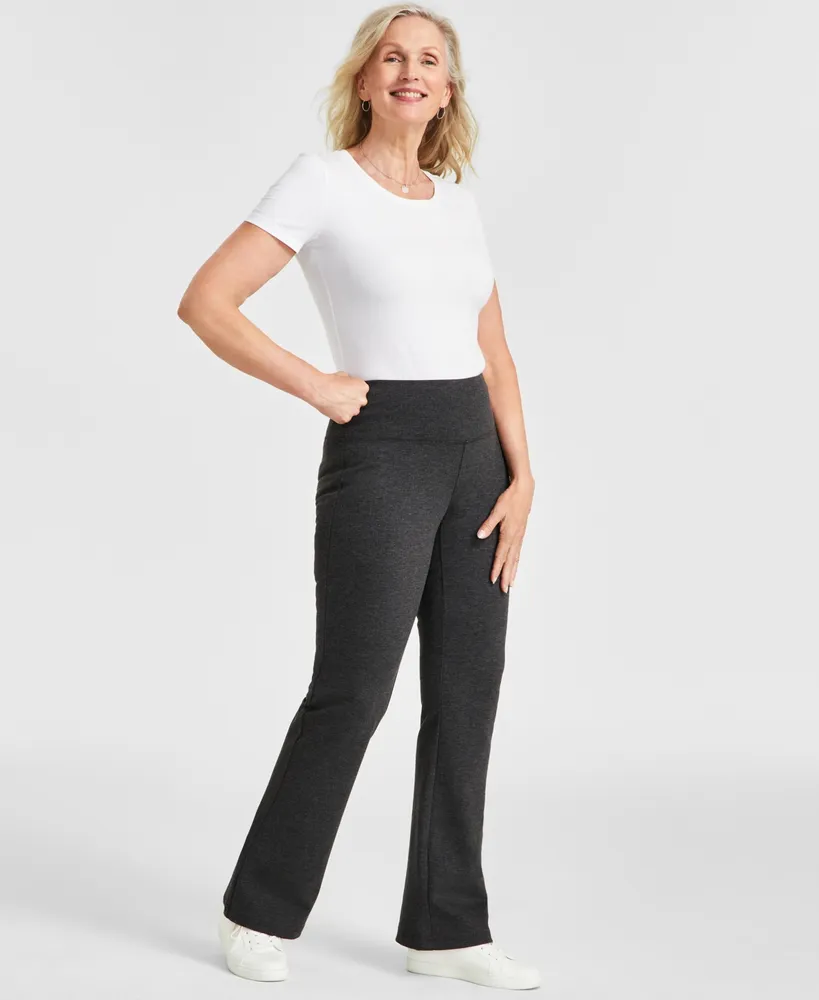 Style & Co Women's Ponte-Knit Bootcut Pants, Created for Macy's