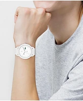 Lacoste Men's L 12.12. Chrono White Silicone Strap Watch 43mm