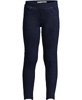Lands' End Big Girls Iron Knee Denim Jeggings