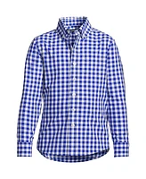 Lands' End Boys Long Sleeve Poplin Shirt