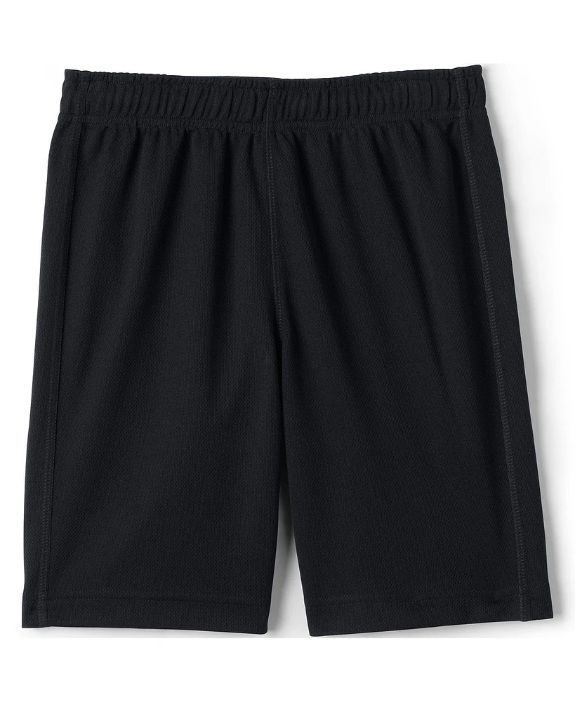 Lands' End Boys School Uniform Mesh Gym Shorts