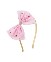 Sweet Wink Girls Pink Star Bow Hard Headband