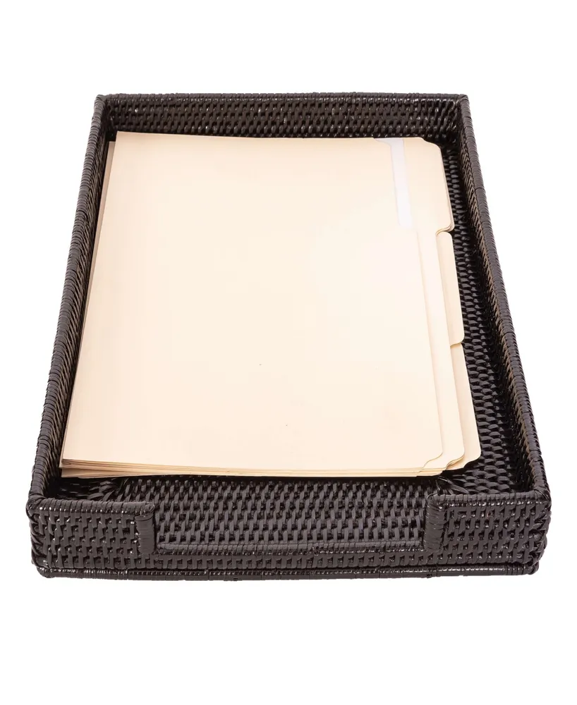 Artifacts Trading Company Rattan Office Paper Tray
