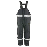 RefrigiWear Men's Iron-Tuff Enhanced Visibility Reflective Insulated High Bib Overalls