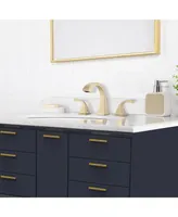 2-Handle Bathroom Sink Faucet With Drain