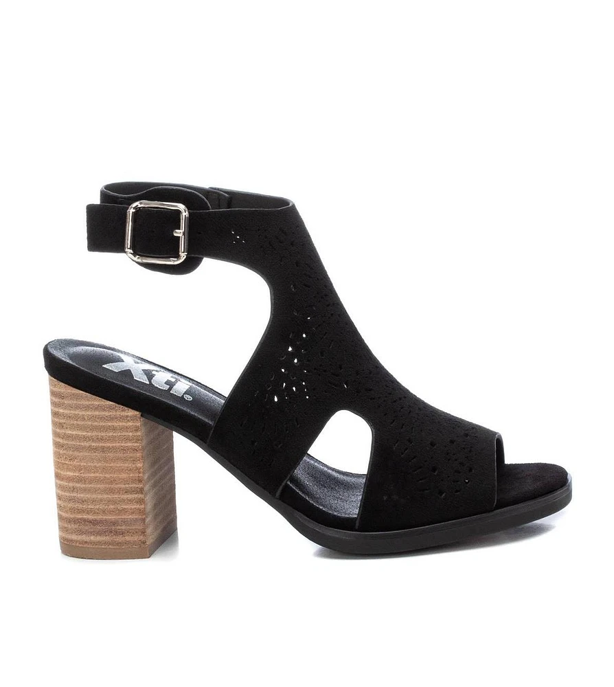 Xti Women's Suede Sandals By Xti, Black