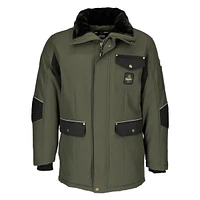RefrigiWear Men's 54 Gold Insulated Jacket - Warm, Waterproof, Heavy-Duty Work Coat for Extreme Cold
