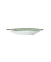 Noritake Infinity Green Platinum 4 Piece Saucer Set, Service for 4