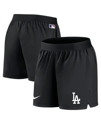 Women's Nike Black Los Angeles Dodgers Authentic Collection Team Performance Shorts