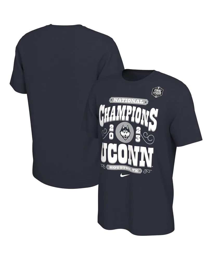 Men's Nike Navy UConn Huskies 2023 Ncaa Basketball National Champions Celebration T-shirt