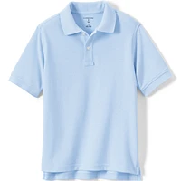 Lands' End Girls Short Sleeve Mesh Polo Shirt