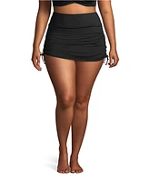 Lands' End Plus Tummy Control Adjustable Swim Skirt Bottoms