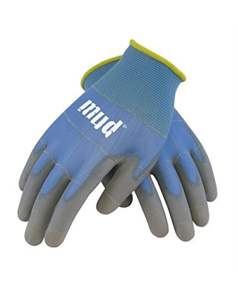 Protective Industrial Products Smart Mud, Garden Gloves, Medium, Blueberry Blue