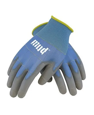 Smart Mud, Garden Gloves, Medium, Blueberry Blue