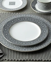 Noritake Infinity Graphite 4 Piece Salad Plate Set, Service for 4