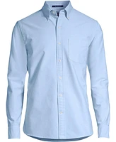 Lands' End Men's Tailored Fit Long Sleeve Sail Rigger Oxford Shirt