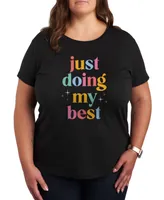 Hybrid Apparel Trendy Plus Mother's Doing My Best Graphic T-shirt