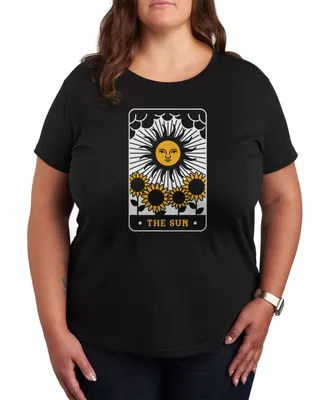 Hybrid Apparel Trendy Plus The Sun Tarot Card Graphic T-shirt