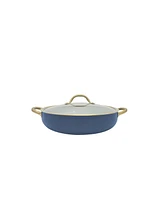 Sedona Kitchen Ceramic 13" Everyday Pan with Lid