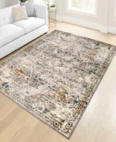 Orian Imperial Ankara Field Distressed 7'10" x 10'10" Area Rug