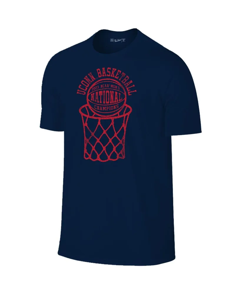 Men's Original Retro Brand Navy UConn Huskies 2023 Ncaa Basketball National Champions T-shirt