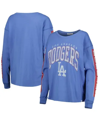 Women's '47 Brand Royal Los Angeles Dodgers Statement Long Sleeve T-shirt