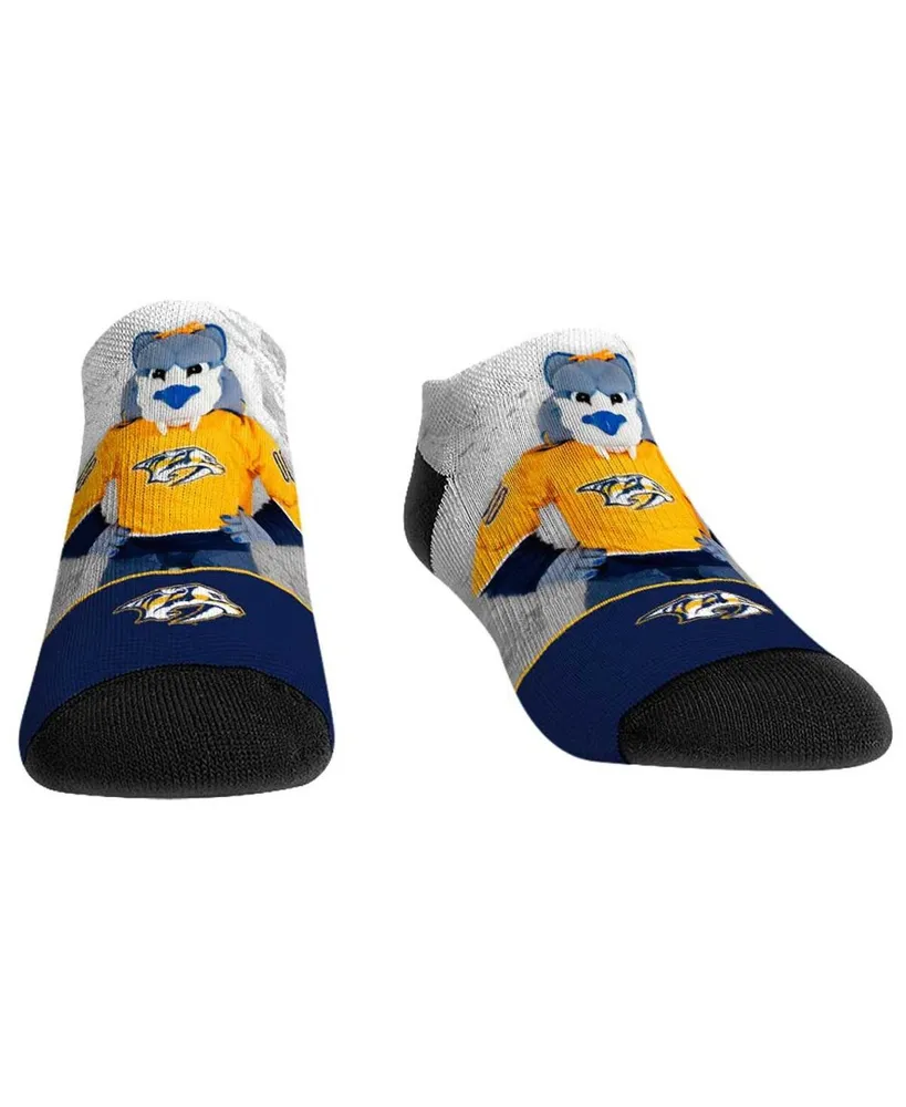 Men's and Women's Rock 'Em Socks Nashville Predators Mascot Walkout Low Cut