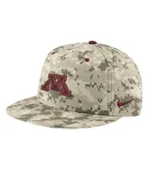 Men's Nike Camo Minnesota Golden Gophers Aero True Baseball Performance Fitted Hat