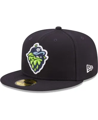 Men's New Era Navy Hillsboro Hops Authentic Collection 59FIFTY Fitted Hat