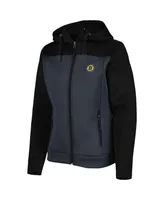 Women's Antigua Black, Gray Boston Bruins Protect Full-Zip Jacket