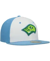 Men's New Era White Daytona Tortugas Authentic Collection Road 59FIFTY Fitted Hat