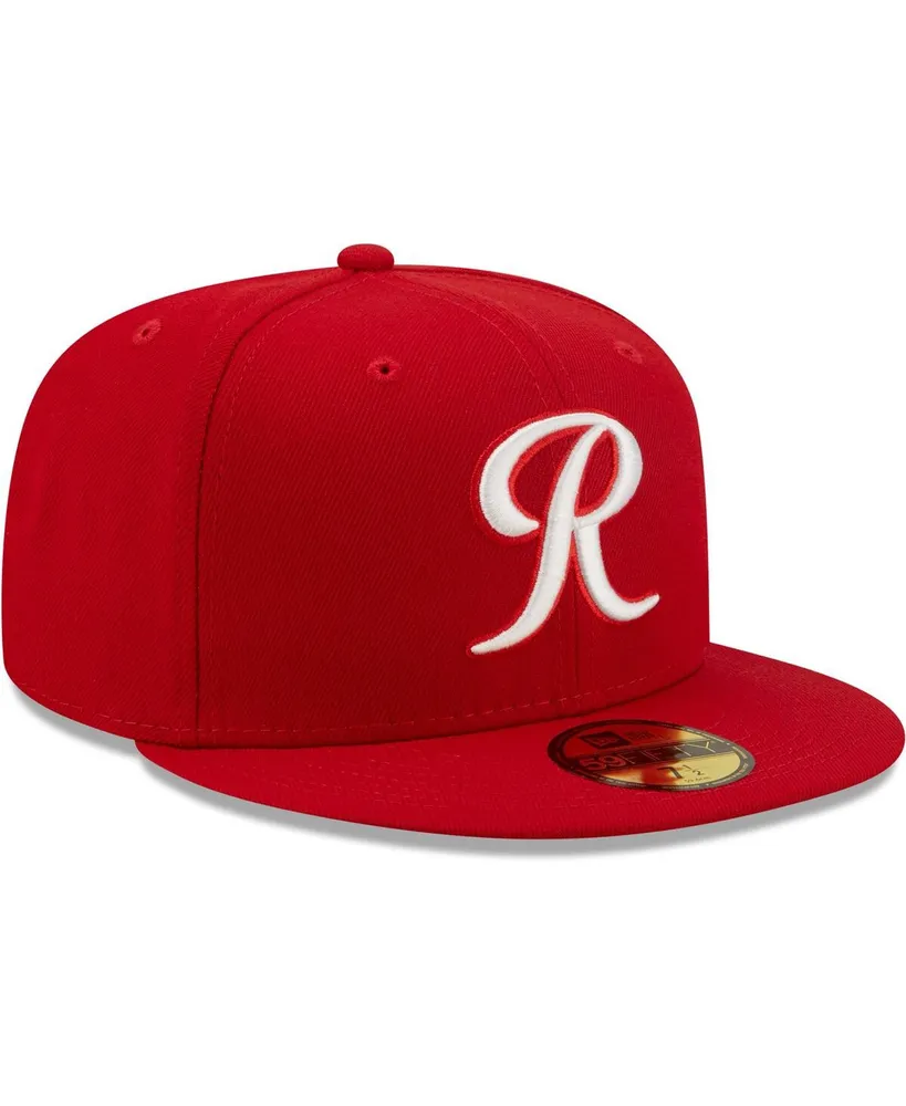 Men's New Era Red Tacoma Rainiers Authentic Collection 59FIFTY Fitted Hat