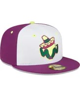 Men's New Era White Cedar Rapids Kernels Copa De La Diversion 59FIFTY Fitted Hat