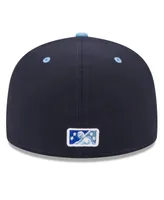 Men's New Era Navy West Michigan Whitecaps Authentic Collection Alternate Logo 59FIFTY Fitted Hat