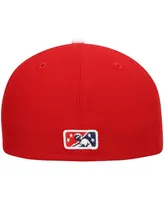 Men's New Era Red Reading Phillies Authentic Collection Team Home 59FIFTY Fitted Hat