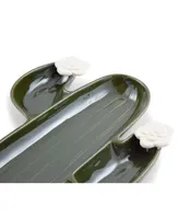 Cactus Tray with Condiment Bowls