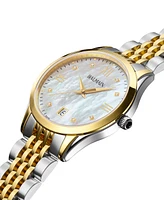 Balmain Women's Swiss Classic R Diamond Accent Two-Tone Stainless Steel Bracelet Watch 34mm