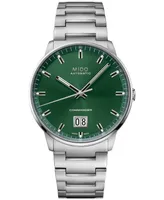 Mido Unisex Swiss Automatic Commander Stainless Steel Bracelet Watch 44mm