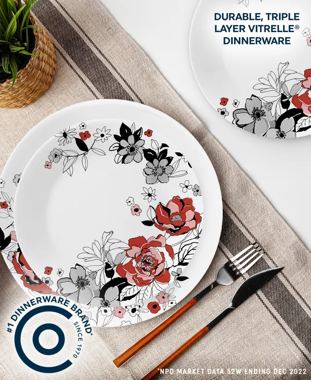 Corelle Chelsea Rose 12-pc. Dinnerware Set