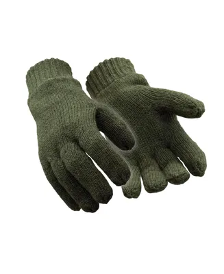 RefrigiWear Men's Warm Fleece Lined Insulated Ragg Wool Gloves