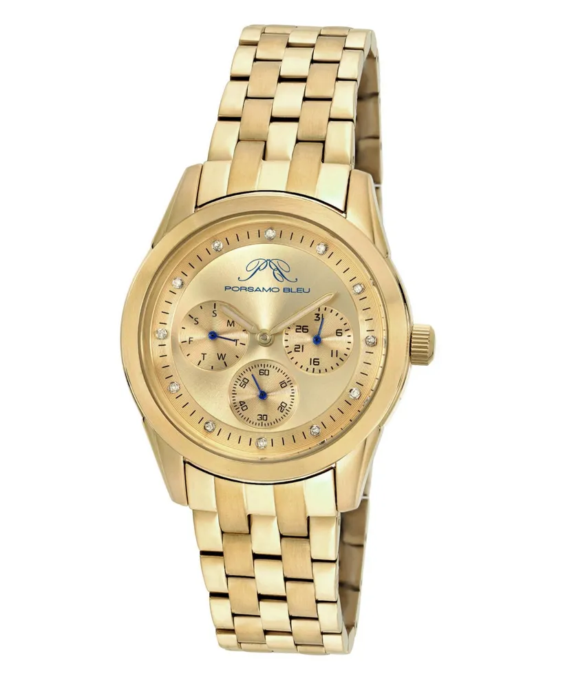 Porsamo Bleu Women's Diana Stainless Steel Bracelet Watch 741BDIS