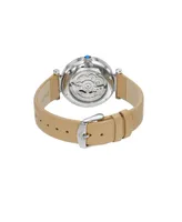 Porsamo Bleu Women's Laura Automatic Genuine Leather Band Watch 1212ALAL