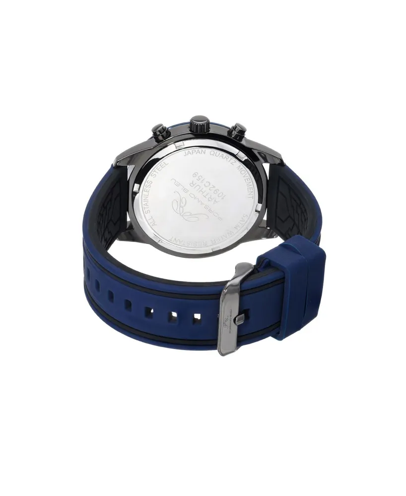 Porsamo Bleu Men's Arthur Silicone Strap Watch 1092CARR