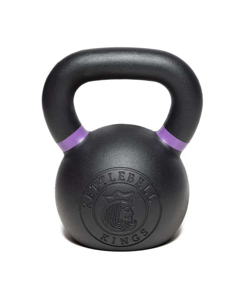 Kettlebell Kings Powder Coated Kettlebell Weights (45LB) For Women & Men | Durable Coating for Grip Strength, Rust Prevention