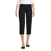 Lands' End Women's Starfish Mid Rise Pull On Crop Pants