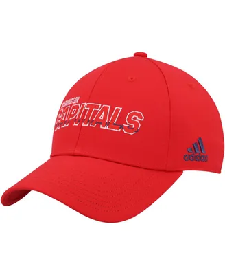 Men's adidas Red Washington Capitals Team Bar Flex Hat