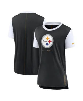 Women's Nike Black Pittsburgh Steelers Team T-shirt